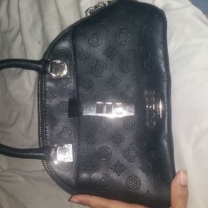 Small black guess purse